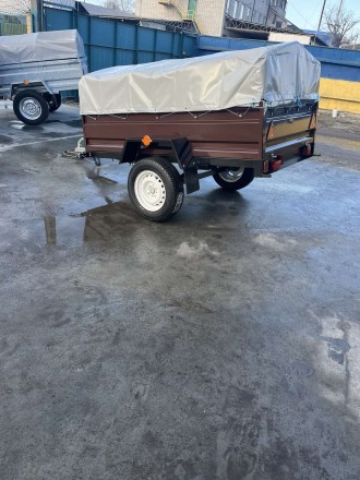 Новий автомобільний причіп "Дніпро-201" 200х120х35. Любар. фото 1