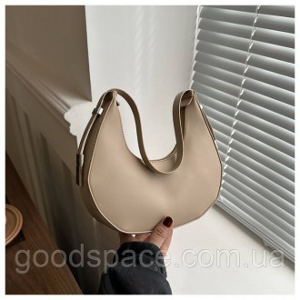 Женская сумочка  багет черного цвета Бежевый. Днепр. фото 1