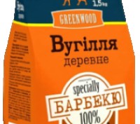 Вугілля деревинне 1,5кг (100-03). Днепр. фото 1