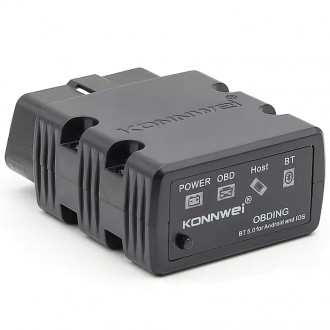 OBDII адаптер с Bluetooth KONNWEI KW902 черный. Львів. фото 1