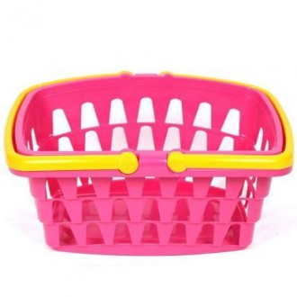 Корзина детская для игрушек РОЗОВАЯ арт. 3053. Киев. фото 1
