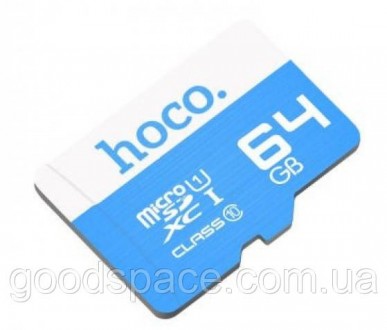 Карта памяти Hoco MicroSD 64GB Class 10. Дніпро. фото 1