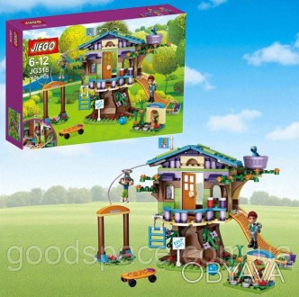 Большой детский конструктор домик на дереве Friends, фигурки Лего для ребенка, к