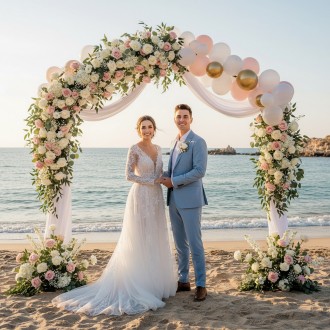 Свадебная арка Modena 2,5*2,7 м, для фотозоны торжественных мероприятий. Чубинское. фото 1