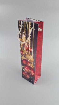 Пакет новогодний  бумажный под  бутылки-008 (12 шт). Харьков. фото 1