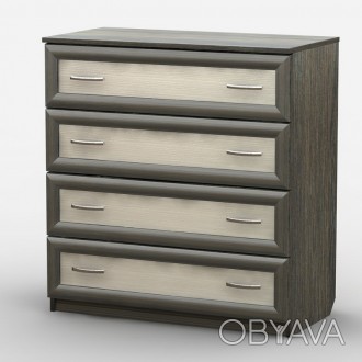 Комод Тиса Мебель АКМ-7 2 Венге Дуб молочний 90x60x90 см