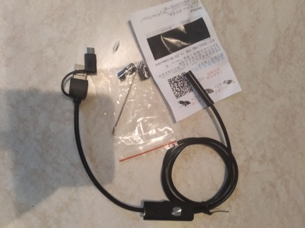 Камера-эндоскоп HD водонепроницаемый бороскоп 7мм. Кривой Рог. фото 1