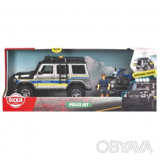 Іграшкова машинка Dickie Toys Джип Police зі звуковими та світловими ефектами 40