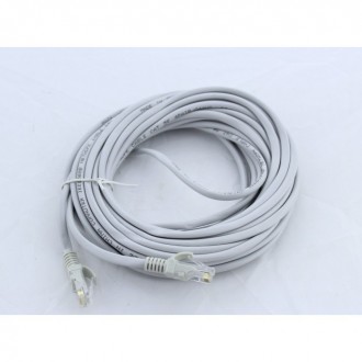 Патчкорд, витая пара для интернета LAN 10м 13525-9 серый. Одесса. фото 1