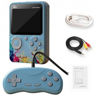 Ігрова консоль приставка з додатковим джойстиком dendy SEGA G5 500 в 1 Синя. Одеса. фото 1