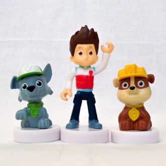 Paw Patrol 3 фигурки Щенячий Патруль игрушка детский штамп печать. Киев. фото 1