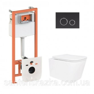 Готовое решение Qtap для ванной комнаты: подвесной унитаз Crow Ultra Quiet 520×3. Одесса. фото 1