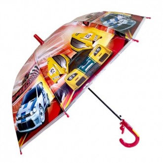 Детский зонтик "Авто" (66 см), красный. Борисполь. фото 1