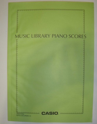 Casio piano scores Ноты из комплекта к электрооргану синтезатору Состояние новое. Полтава. фото 1