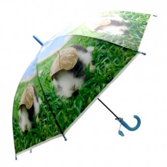 Детский зонтик Кролик (Голубой). Борисполь. фото 1