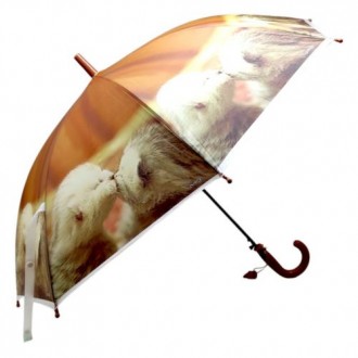 Детский зонтик КОТИКИ (СВЕТЛО-КОРИЧНЕВЫЙ). Борисполь. фото 1