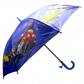 Детский зонтик МОТОЦИКЛ (ГОЛУБОЙ). Борисполь. фото 1