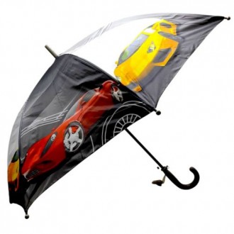 Детский зонтик МАШИНКИ (СЕРЫЙ). Борисполь. фото 1