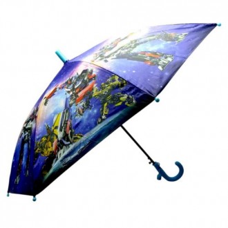 Детский зонтик ТРАНСФОРМЕРЫ (ГОЛУБОЙ ВИД 1). Борисполь. фото 1