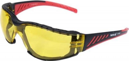 Окуляри захисні YATO відкриті, жовті, з оправою YT-73621. Тернопіль. фото 1