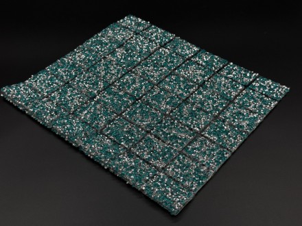 Стразове полотно кольору "різнокольоровий" 24х40см (37x27мм 78шт) на силіконовій. Коломыя. фото 1