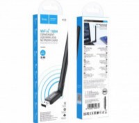 Мережеве обладнання Wi-Fi та Bluetooth USB Wi-Fi Wireless Adapter Hoco HI32. Київ. фото 1