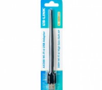 Мережеве обладнання Wi-Fi та Bluetooth USB Wi-Fi Wireless Adapter LB-Link BL-WN300AX. Київ. фото 1