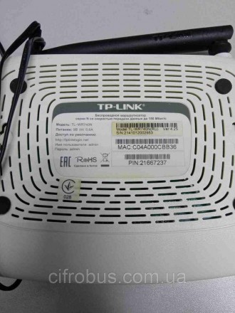 Мережеве обладнання Wi-Fi та Bluetooth Б/У Tp-Link TL-WR740N. Київ. фото 1
