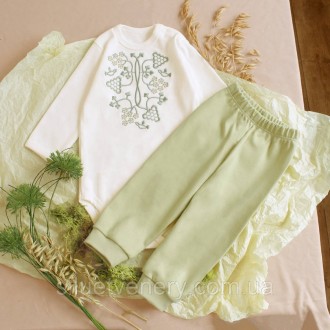 Боді вишиванка та штани немовлятам Vynohrad. Київ. фото 1