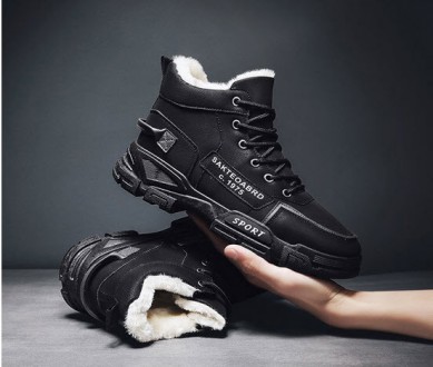 Мужские зимние ботинки на меху, 42 - 44. Хмельницкий. фото 1