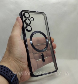 Прозорий силіконовий чохол, MAGSAFE, бампер для Samsung Galaxy S25 FE. Хмельницький. фото 1