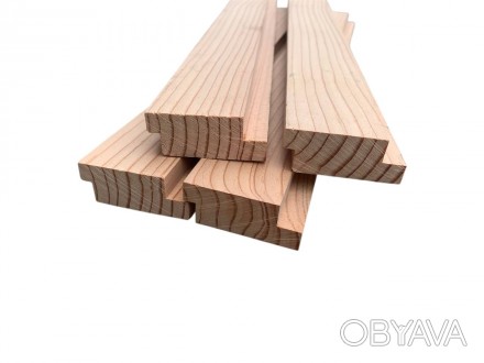 Рейка декоративная лиственница (зетобразный профиль) 20 мм на 65 мм длиной 2-4м