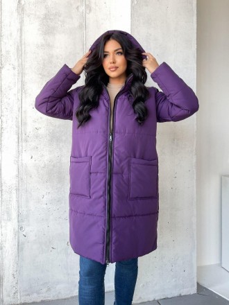 Теплое зимнее пальто Sofia (Мод. 6101) Синтепон 250, до -25&deg;C
Это удлиненное зим. . фото 14