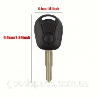 
Ключ заготовка, корпус под чип, 2 кнопки для SsangYong Actyon, Kyron
Ключ загот. . фото 3