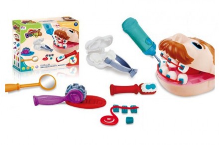 Игрушечный набор стоматолог с пластилином озвученный 666-105. Ивано-Франковск. фото 1