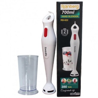  Блендер Rainberg RB-622 300W с чашей 700 мл Компактный и практичный, погружной . . фото 4