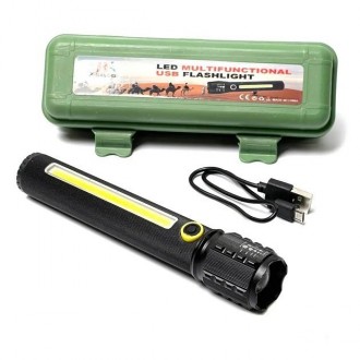 Фонарик X-BALOG BL-C72 с мощным светодиодом P50, обеспечивающим эффективное осве. . фото 3