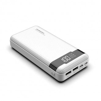 Аккумулятор Pineng PN-861 Power Bank 20000 mAh Белый (1805565167). Івано-Франківськ. фото 1
