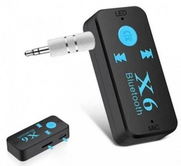 Ресивер автомобильный Voltronic PIX-LINK Bluetooth AUX BT-X6 Black (15259-hbr). Івано-Франківськ. фото 1