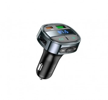 Автомобильный FM модулятор трансмиттер Hoco E70 PD 30W с быстрой зарядкой Blueto. Івано-Франківськ. фото 1