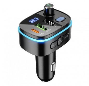 Автомобильный FM модулятор трансмиттер Hoco E62 20W/3A с быстрой зарядкой. Івано-Франківськ. фото 1
