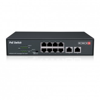 Неуправляемый PoE-коммутатор Provision ISR PoES-08120C+2I-V2. Івано-Франківськ. фото 1