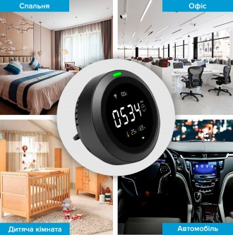 Датчик углекислого газа. Датчик co2Термогигрометр с датчиком измерение CO2 PTH-8. . фото 9