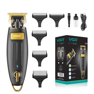 Машинка для стрижки волос беспроводная + триммер мужской VGR V-192. Івано-Франківськ. фото 1