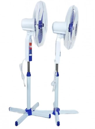 Набор из 2 напольных вентиляторов FS40-5 &mdash; мощные, тихие, с тремя скоростями для. . фото 8