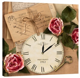 Настенные часы Декор Карпати 53х53 (53х53-D1). Івано-Франківськ. фото 1