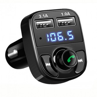 ФМ модулятор FM трансмиттер No Brand CAR X8 с Bluetooth MP3 (X8). Ивано-Франковск. фото 1