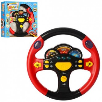 Кермо музичне 19,5х19,5см, звуки українською, світло, правила світлофора 7737UK . Харків. фото 1