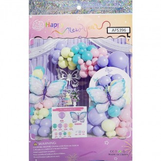 Набір повітряних куль для створення фотозони, 108 штук 1404-12/AFS396 1404-12/AF. Харків. фото 1