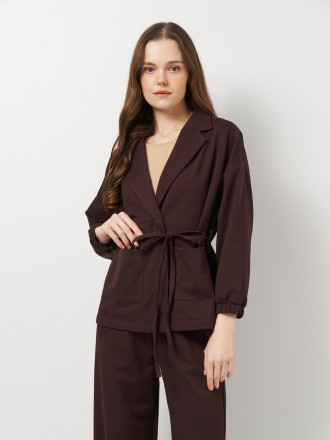 Жакет женский Мальта 26/Ж605-13 Шоколадный S. Кременчук. фото 1